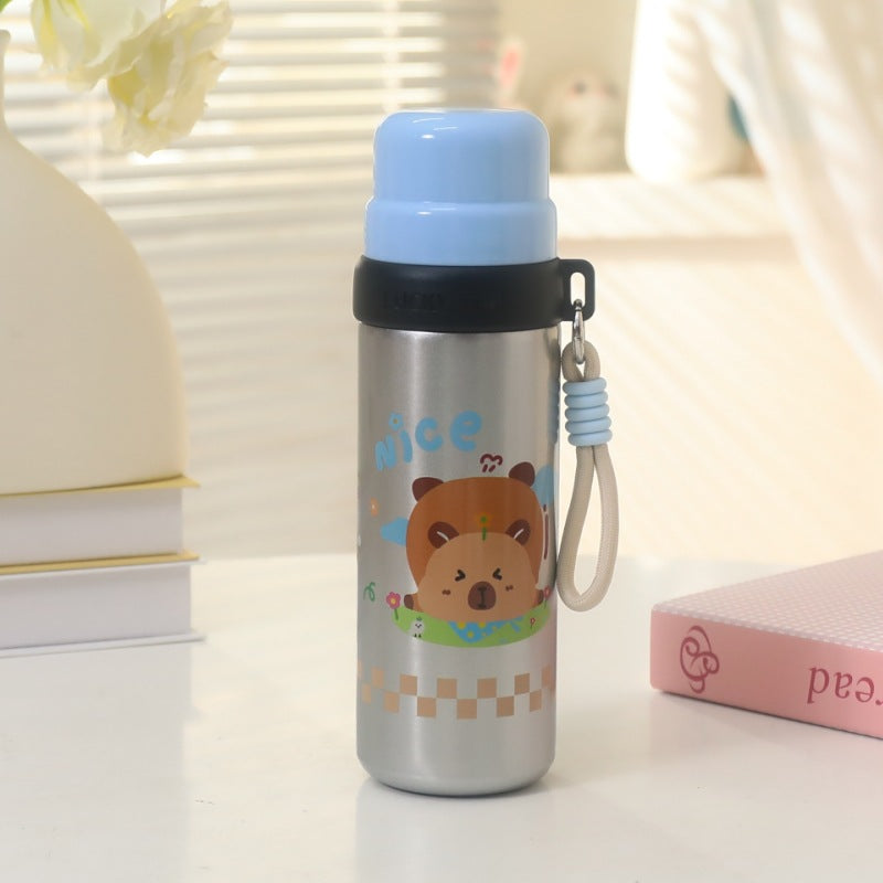Sticlă Termos Unisex cu Design Prietenos cu Animale 7