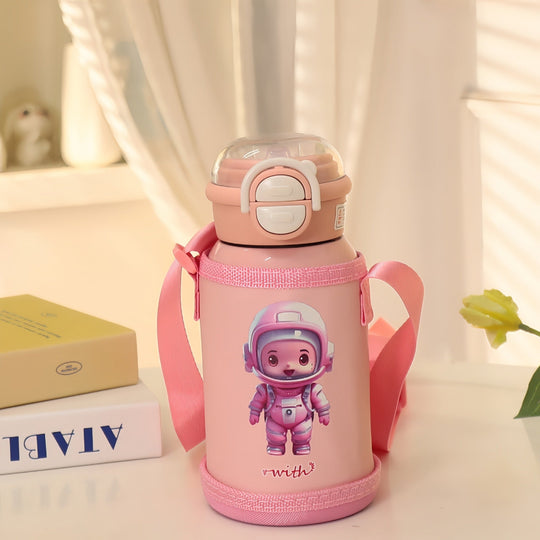 Sticlă de Apă Izolată pentru Femei cu Design Prietenos pentru Copii 6