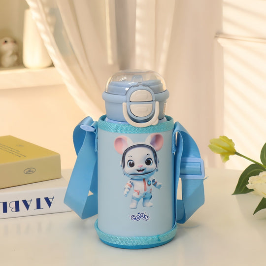 Sticlă de Apă Izolată pentru Femei cu Design Prietenos pentru Copii 8