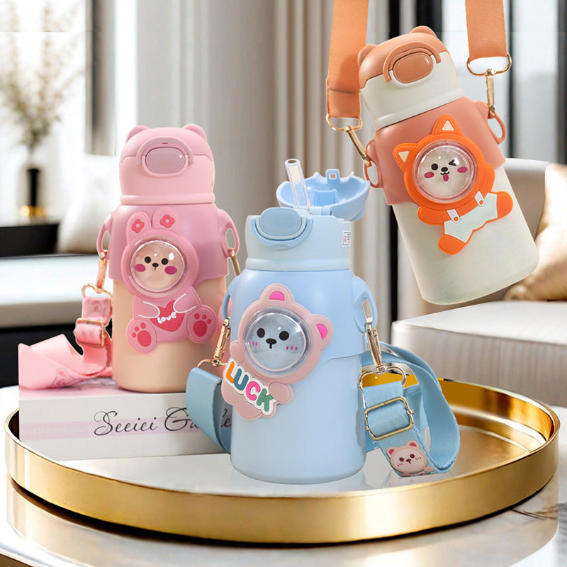 Sticlă de Apă Unisex cu Motiv Animal, Ideală pentru Sport și Activități Zilnice 1