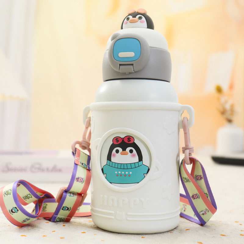 Sticlă de Apă Unisex cu Motiv Animal, Ideală pentru Sport și Activități Zilnice 6