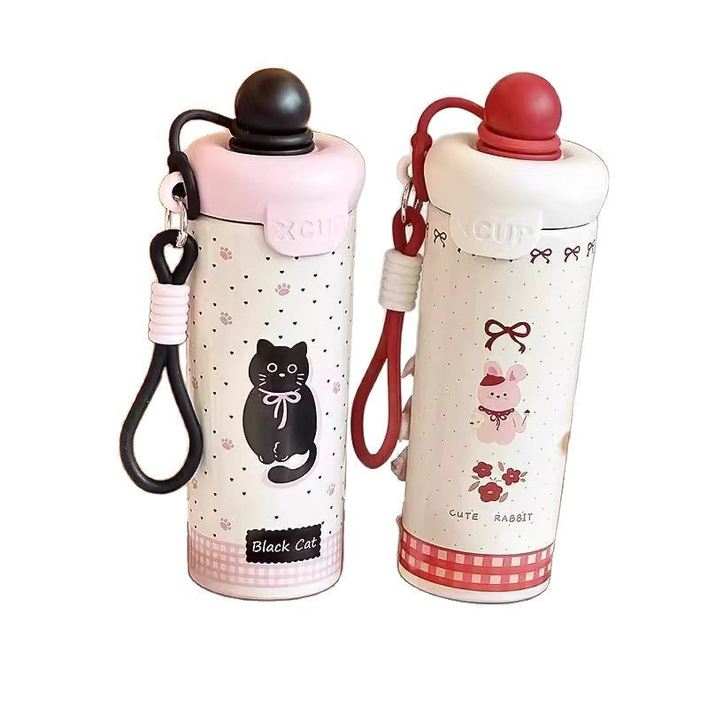 Sticlă de Apă pentru Femei cu Design Jucăuș pentru Sport și Birou 0