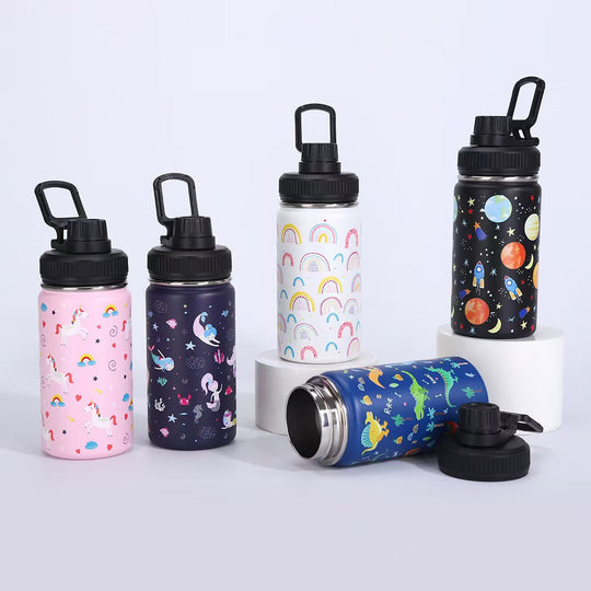 Sticlă de apă din oțel inoxidabil pentru femei cu design modern 1