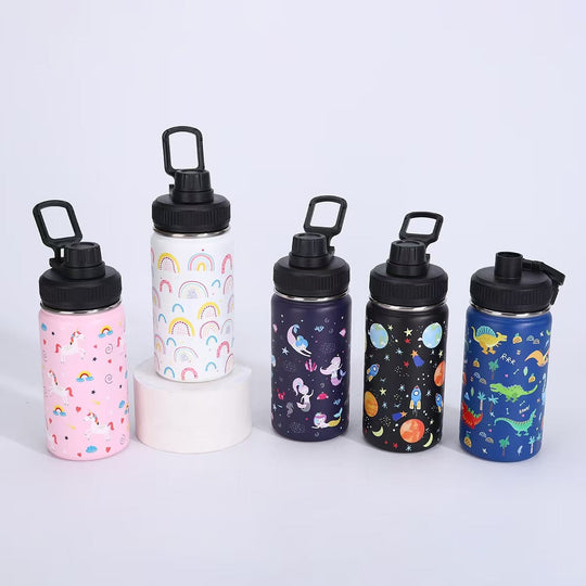 Sticlă de apă din oțel inoxidabil pentru femei cu design modern 2