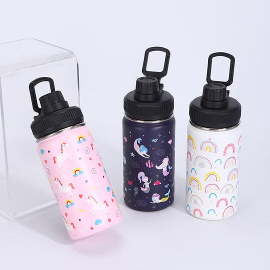 Sticlă de apă din oțel inoxidabil pentru femei cu design modern 3