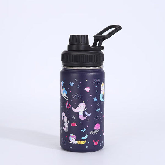 Sticlă de apă din oțel inoxidabil pentru femei cu design modern 8