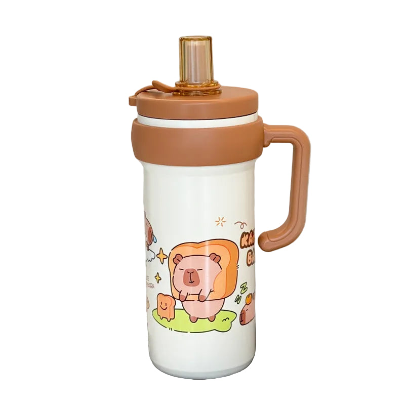 Sticlă de apă izolată pentru femei cu design animal 0