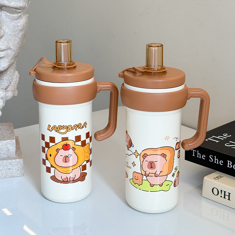 Sticlă de apă izolată pentru femei cu design animal 3