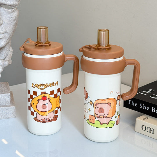 Sticlă de apă izolată pentru femei cu design animal 3