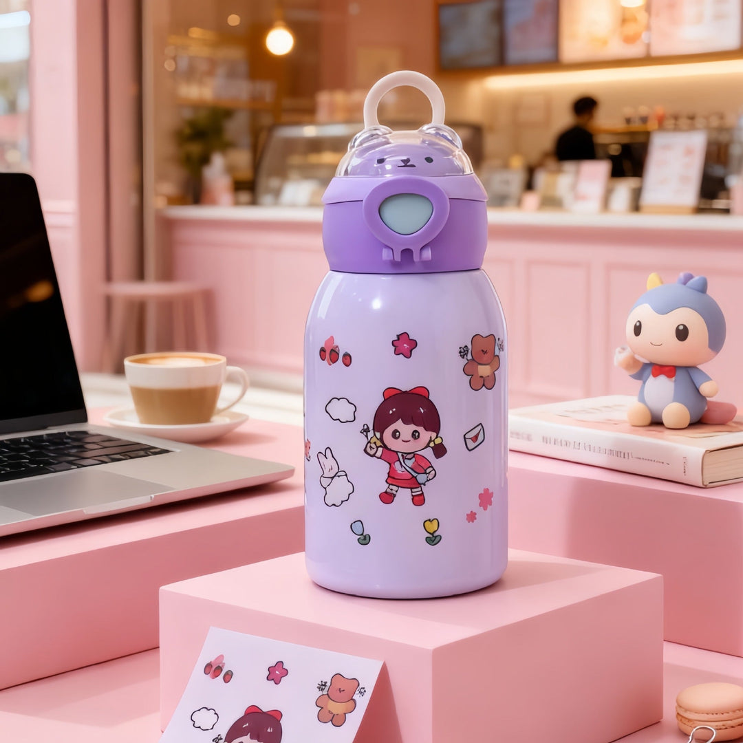 Sticlă de apă pentru femei cu design astronaut 8