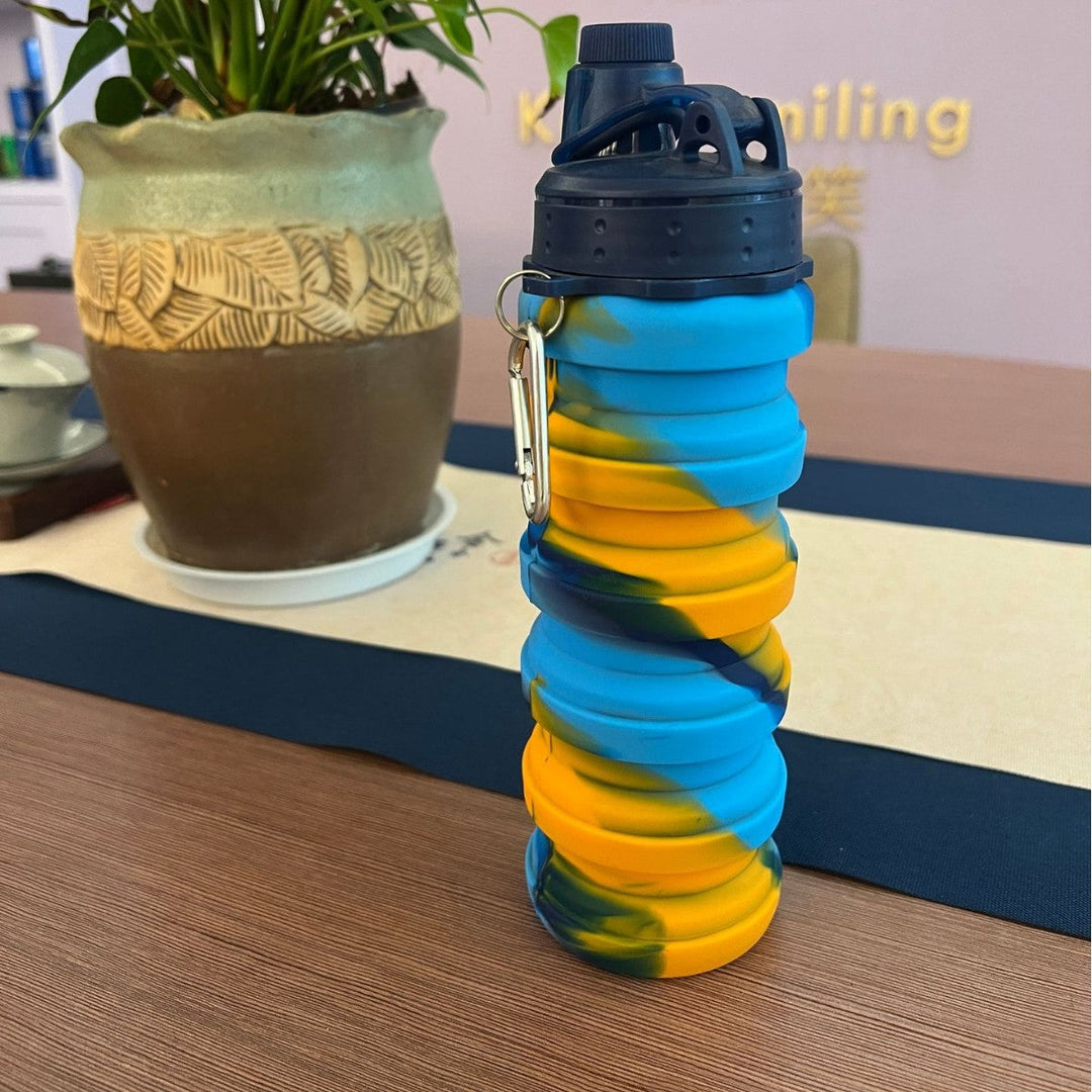 Sticlă de apă pliabilă unisex din silicon 0