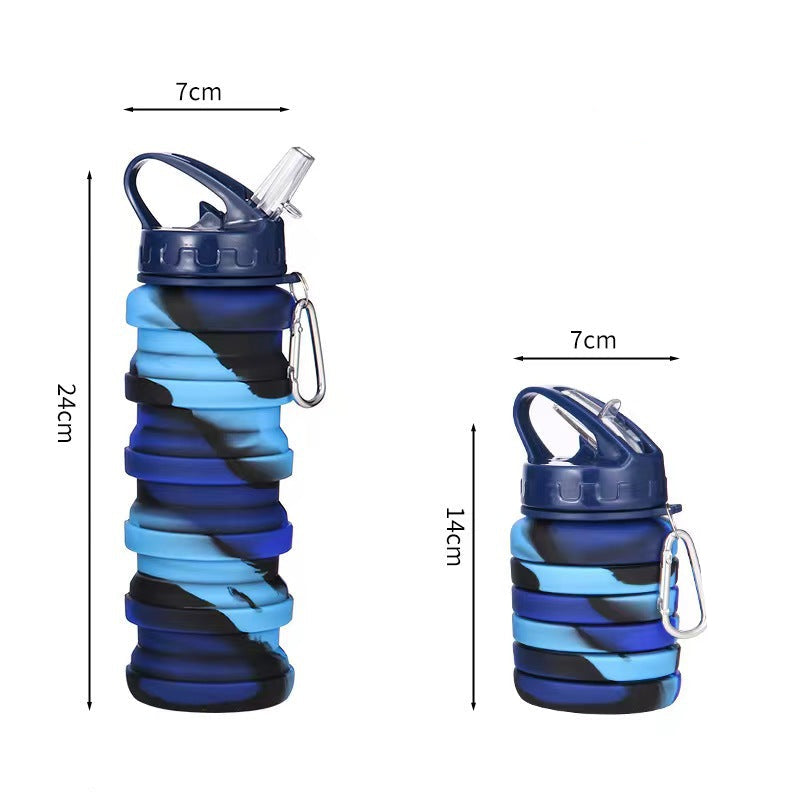 Sticlă de apă pliabilă unisex pentru sport 10