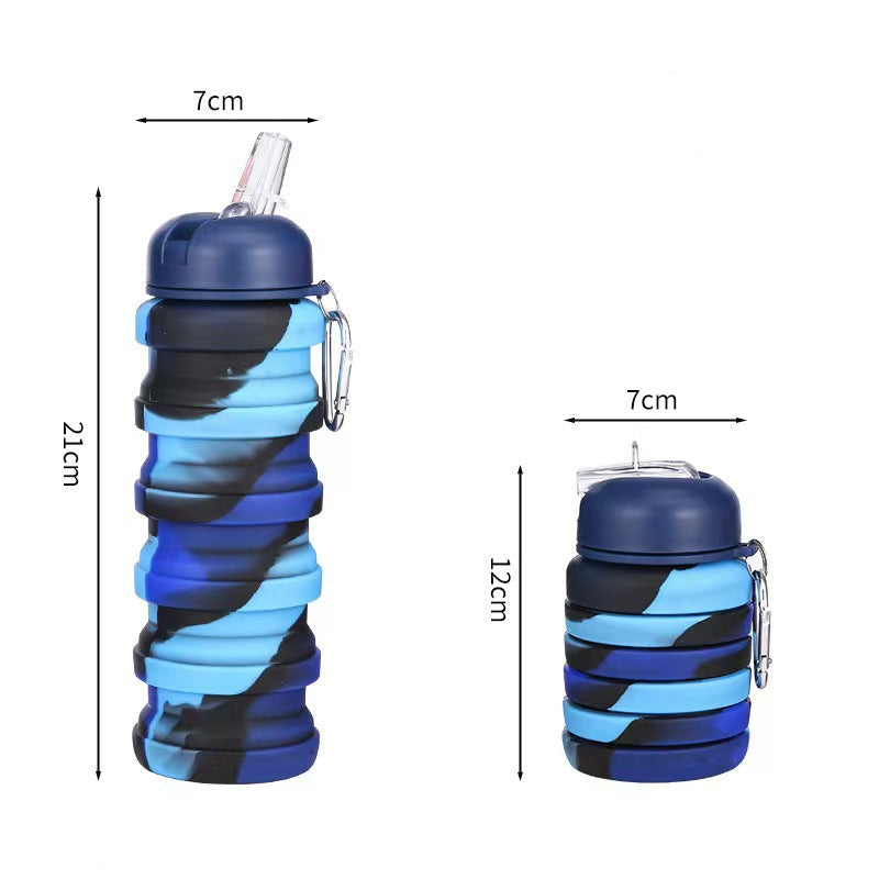 Sticlă de apă pliabilă unisex pentru sport 11