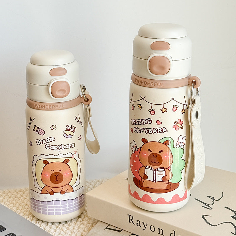 Sticlă de apă termoizolantă pentru doamne cu design animal 1