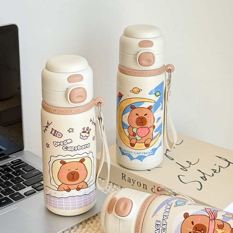 Sticlă de apă termoizolantă pentru doamne cu design animal 2