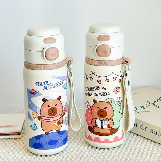Sticlă de apă termoizolantă pentru doamne cu design animal 3