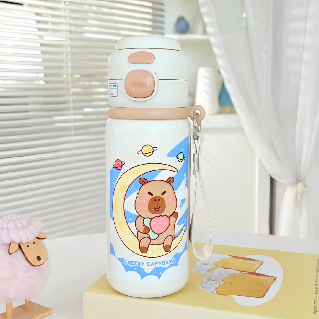 Sticlă de apă termoizolantă pentru doamne cu design animal 4