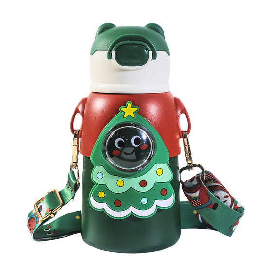 Sticlă de apă termoizolantă pentru femei cu design animal adorabil 1