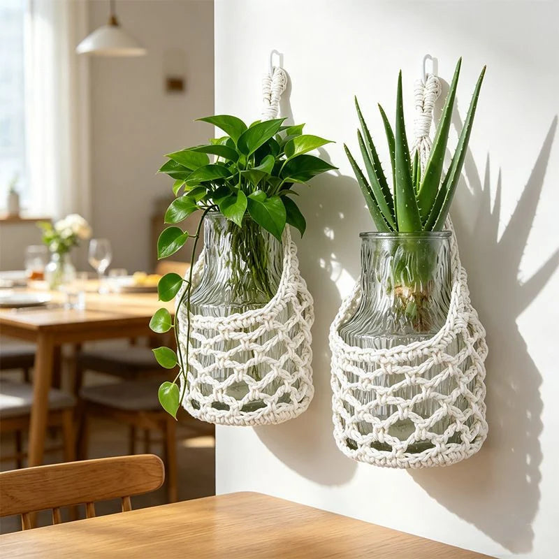 Suport Plante Macrame Decorativ pentru Interior și Exterior 1