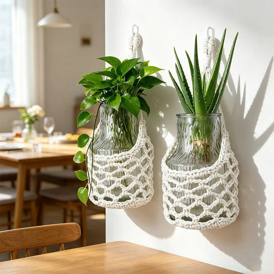 Suport Plante Macrame Decorativ pentru Interior și Exterior 1