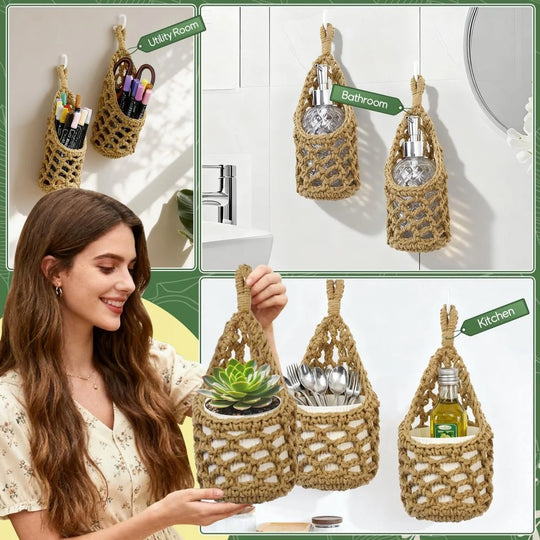 Suport Plante Macrame Decorativ pentru Interior și Exterior 3