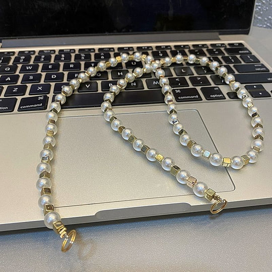 Suport pentru ochelari cu mărgele pentru femei, design sofisticat 3