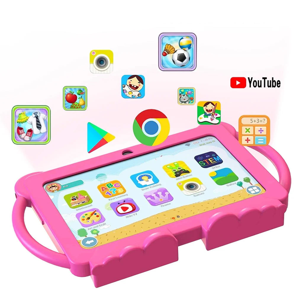 Tabletă de învățare pentru copii, 7 inci, Android 12, cu memorie de 32 GB 2