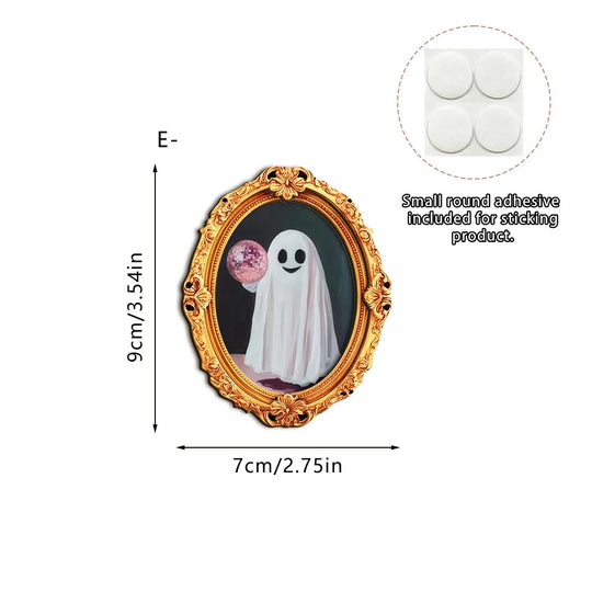 Tablou decorativ cu motiv creativ de fantome pentru interior 8
