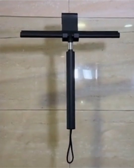 Telescopische Douchewisser voor Badkamer met Uitschuifbare Steel en 2-in-1 Functie 7