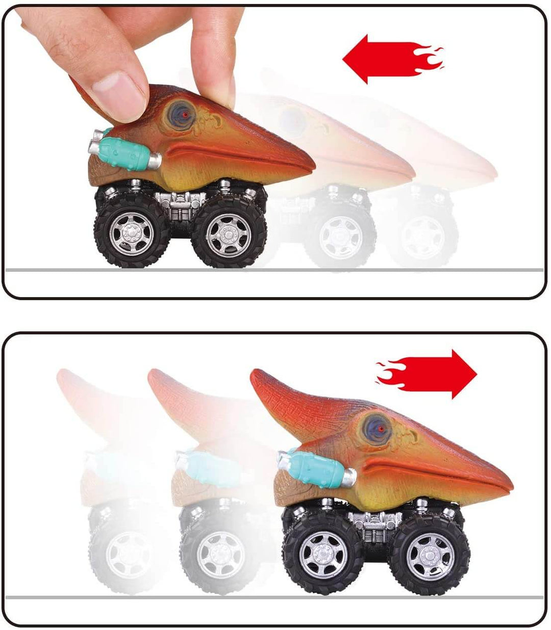 Trageți Înapoi Dinozaur Mini Auto