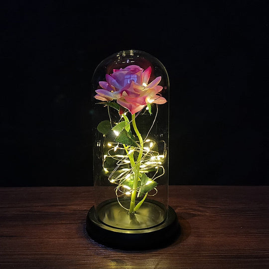 Trandafir Etern Cu Led-Uri