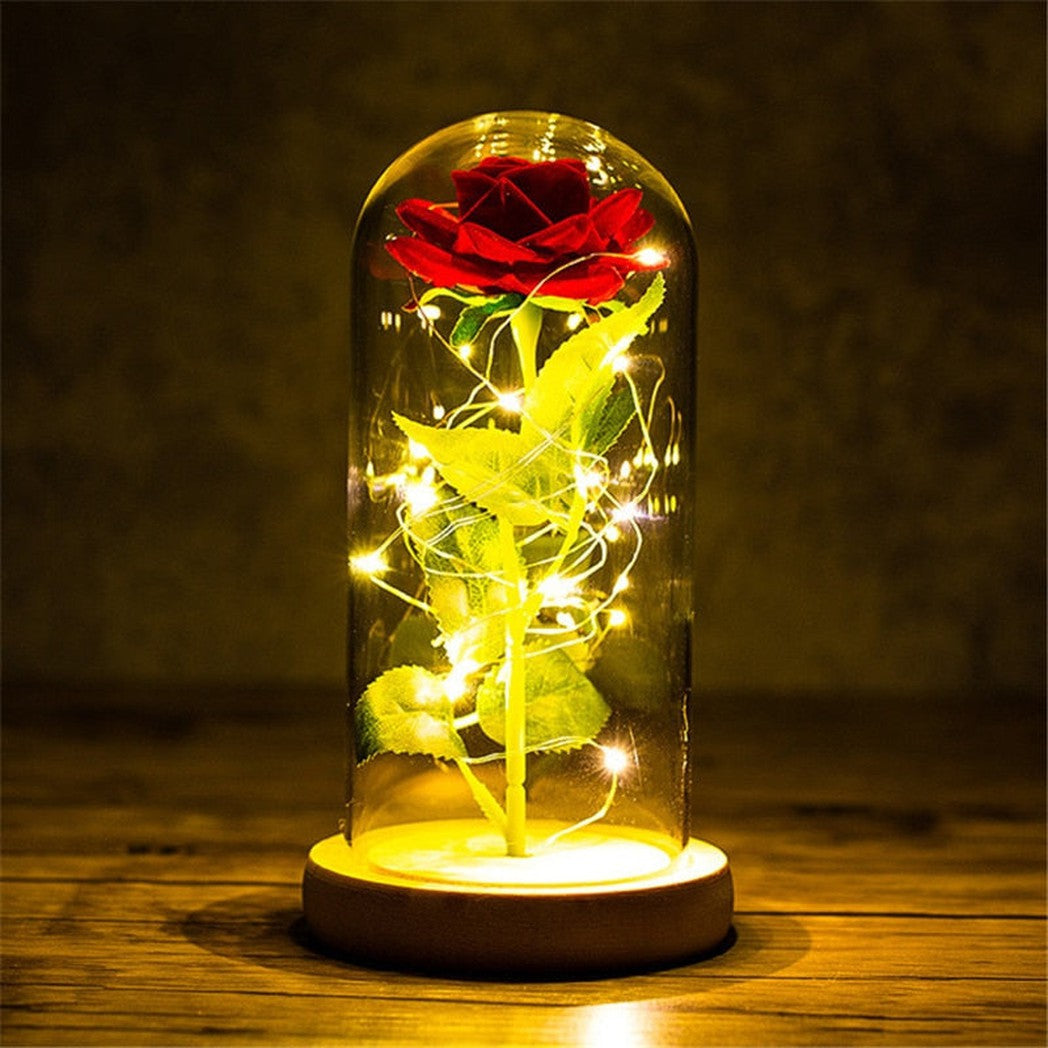 Trandafir Etern Cu Led-Uri