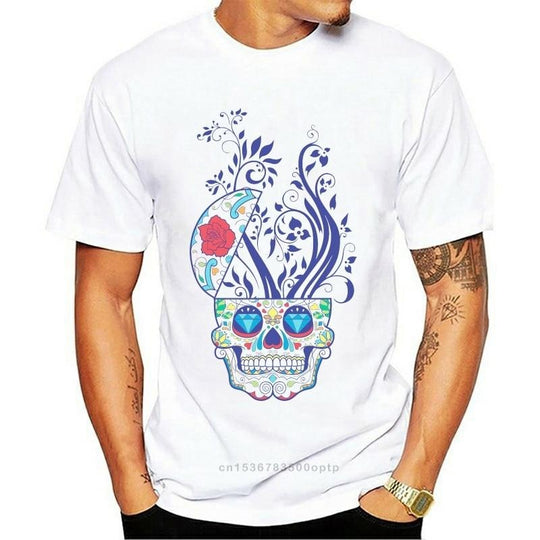 Tricou Grafic Skull Lust Rose