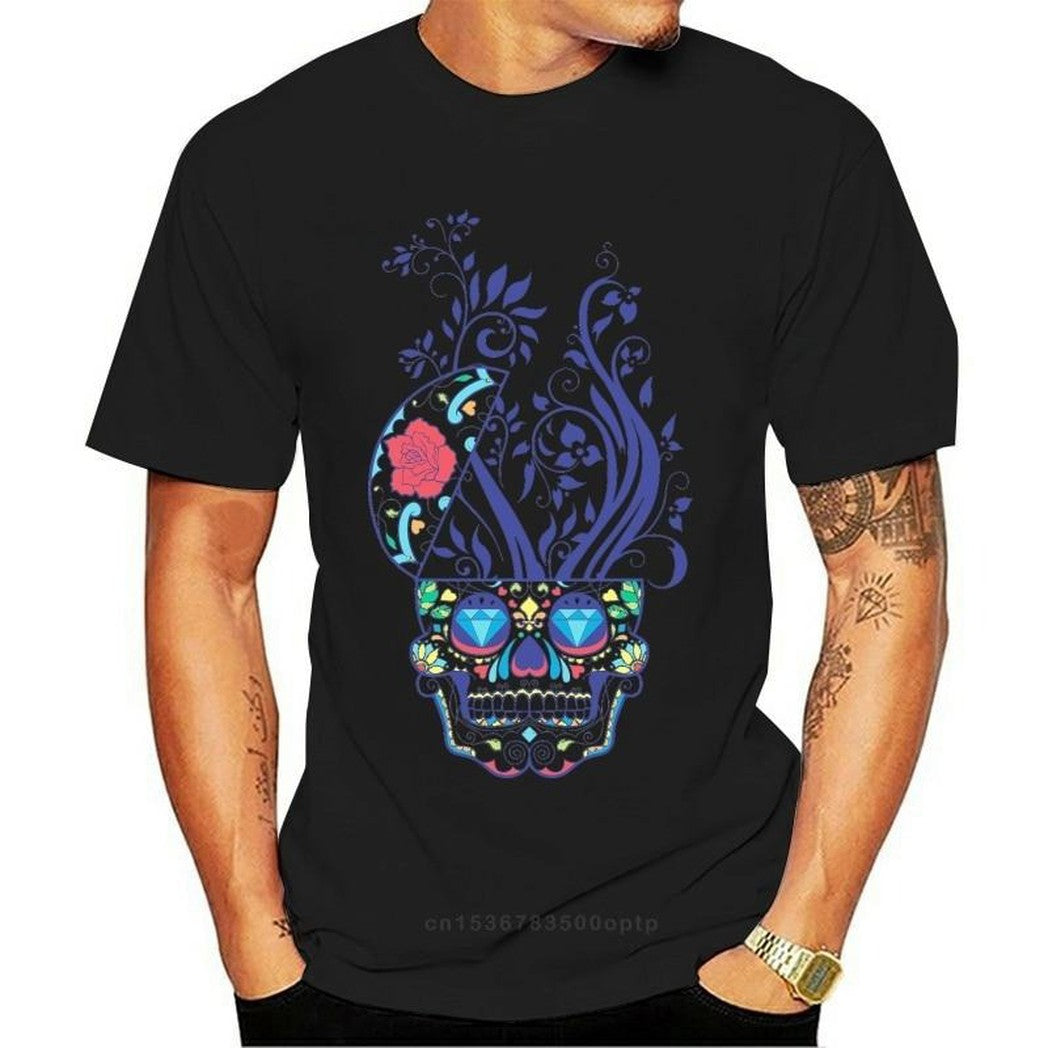 Tricou Grafic Skull Lust Rose