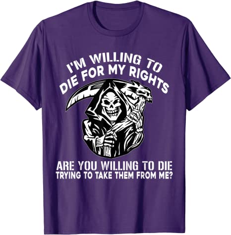 Tricou "Mor Pentru Drepturile Mele"