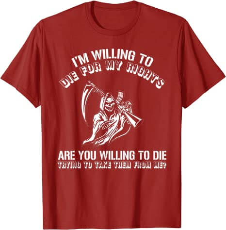Tricou "Mor Pentru Drepturile Mele"