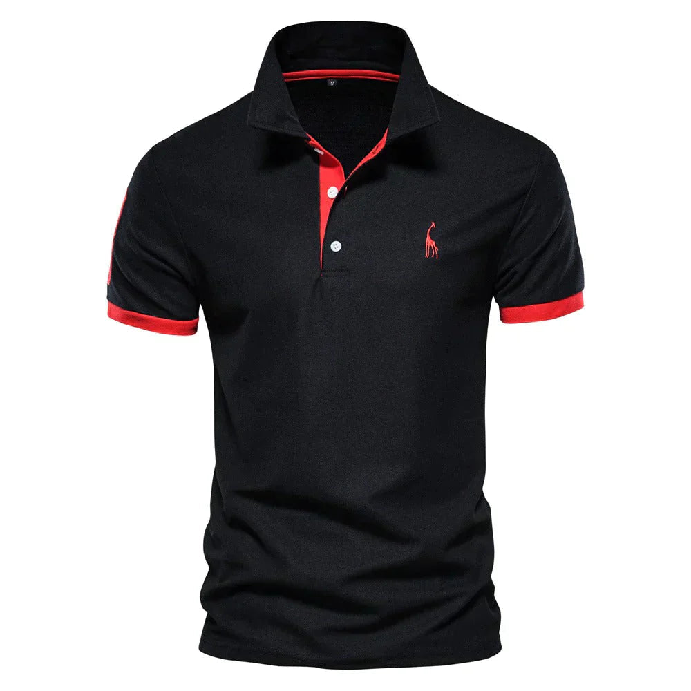 Tricou polo bărbătesc clasic, confortabil, din bumbac 5