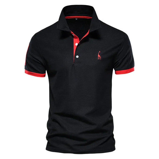 Tricou polo bărbătesc clasic, confortabil, din bumbac 5