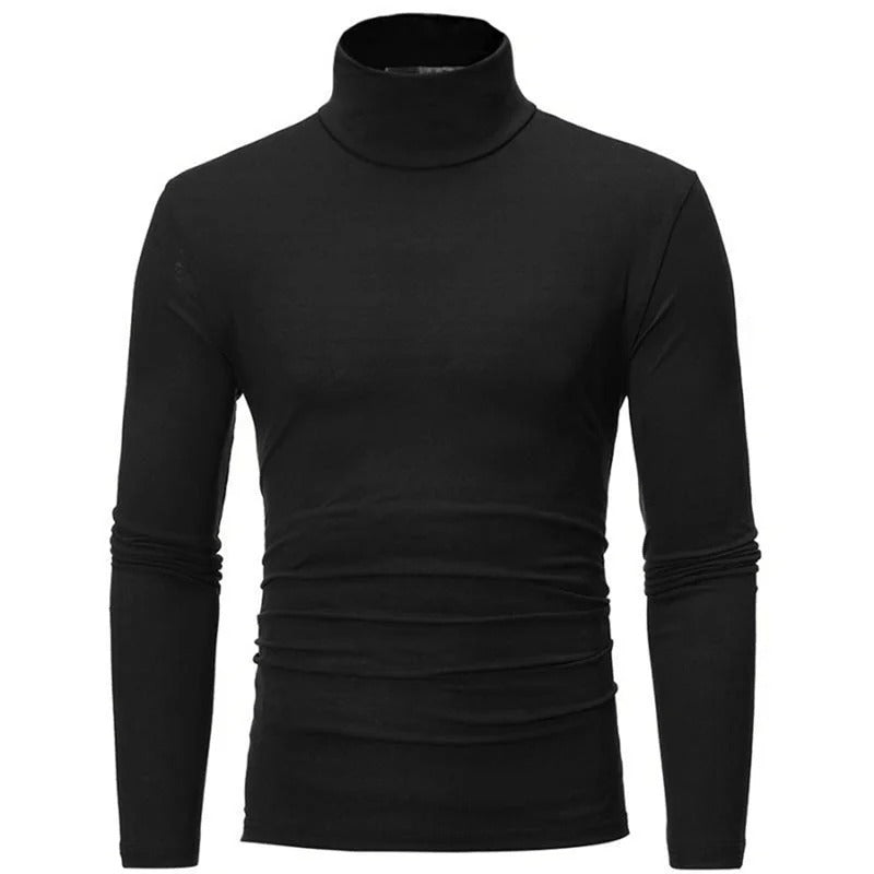 Tricou termic cu guler înalt pentru bărbați 1