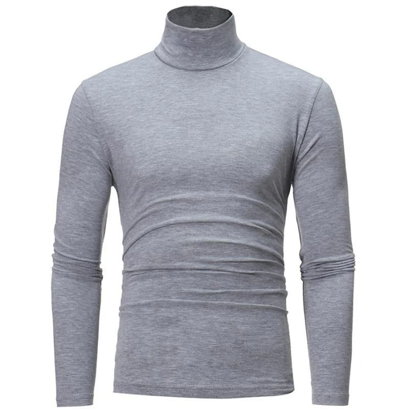 Tricou termic cu guler înalt pentru bărbați 4