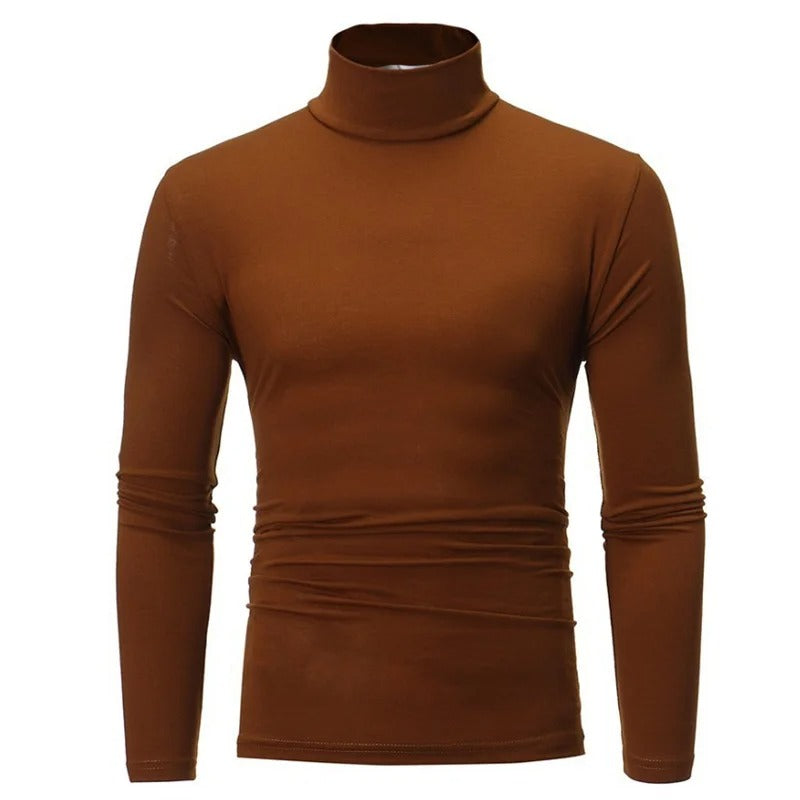 Tricou termic cu guler înalt pentru bărbați 8