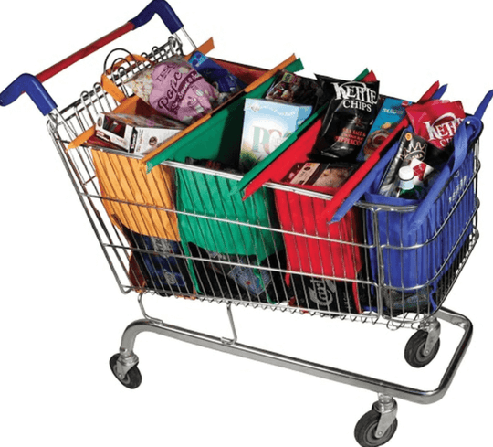 Trolere Pentru Cumpărături Cu Saci (Set De 4)