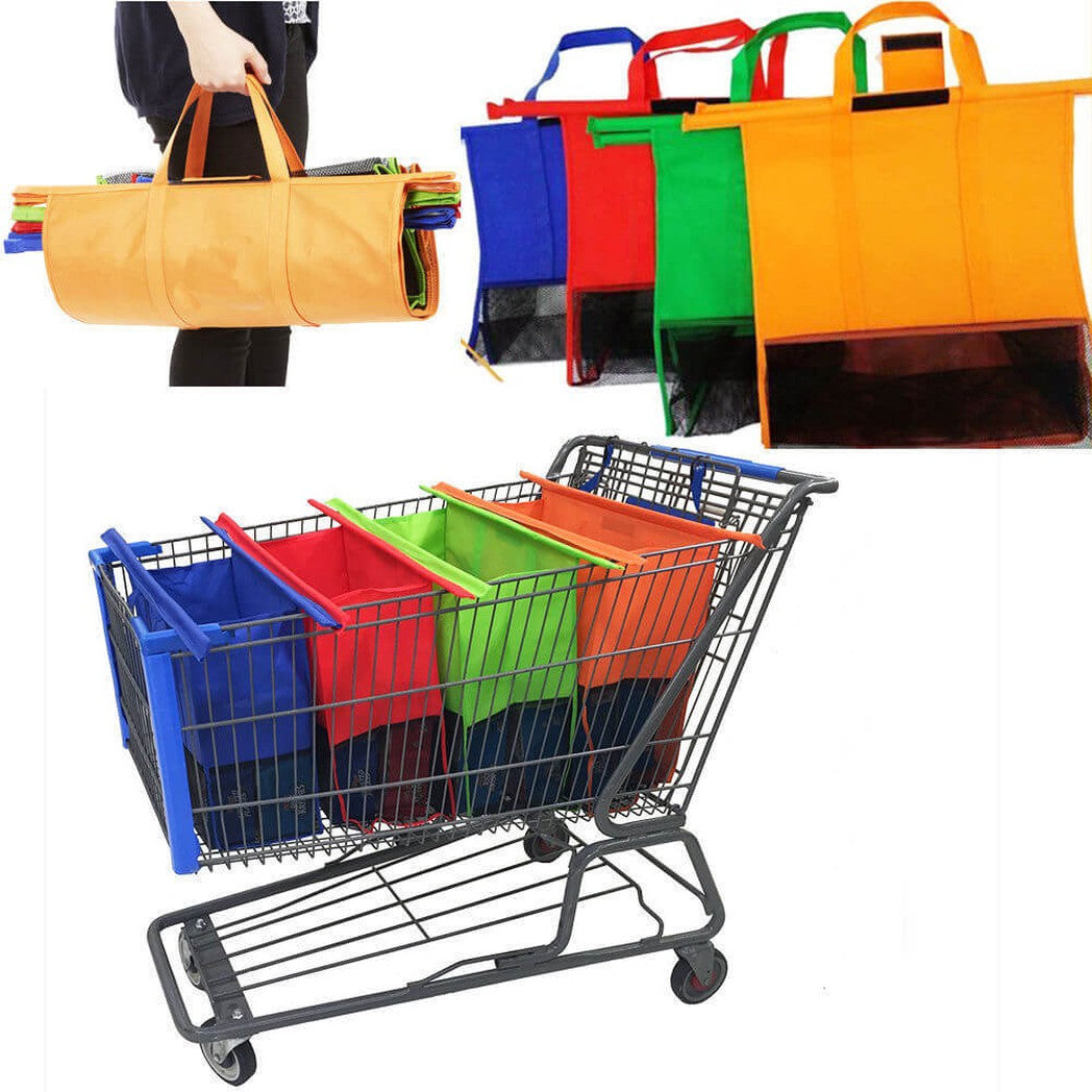 Trolere Pentru Cumpărături Cu Saci (Set De 4)