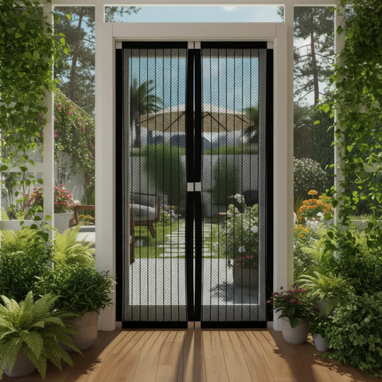 Ușă Paravan cu Auto-Închidere pentru Protecție Împotriva Insectelor 5