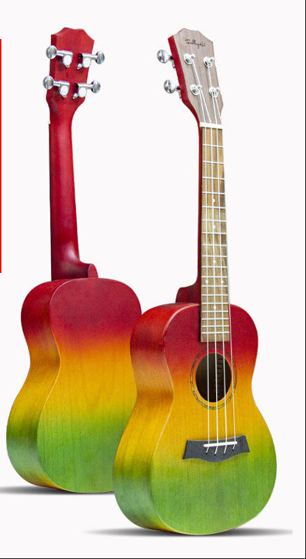 Ukulele 23 Inch Colorat Curcubeu pentru Bărbați și Femei 0