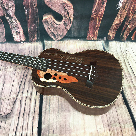 Ukulele 23 Inch Colorat Curcubeu pentru Bărbați și Femei 2