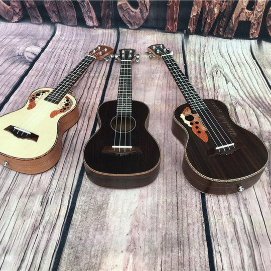 Ukulele 23 Inch Colorat Curcubeu pentru Bărbați și Femei 5