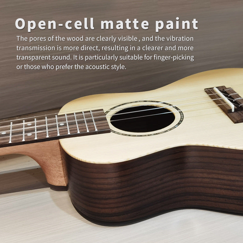 Ukulele 23 Inch pentru Bărbați și Femei, Design Clasic și Funcțional 2