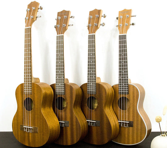 Ukulele Acustic Colorat Pentru Bărbați și Femei Design Vibrant 0
