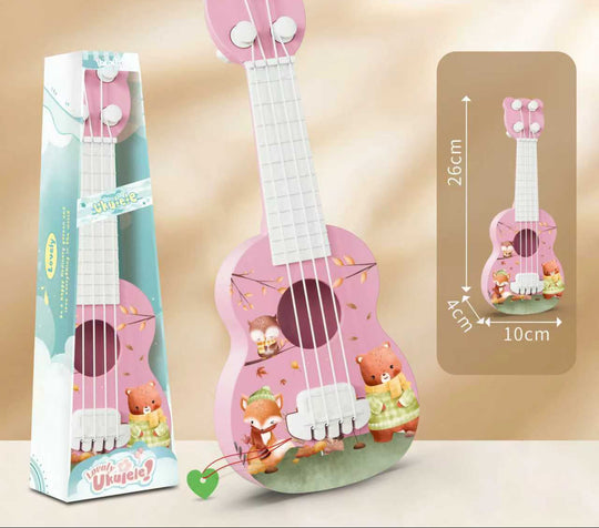 Ukulele Acustic Pentru Copii Cu Design Jucăuș 4